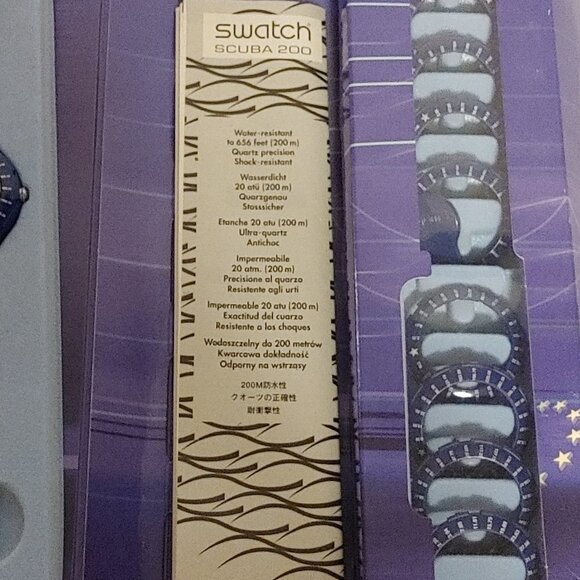 QUIRKY 1999 Swatch watch SDZ103 PACK EUROCONVERTER SPECIAL PACKAGING LAUNCH EUR - Picture 8 of 8
